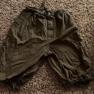 Fashion Nova Women's Olive Cargo Shorts